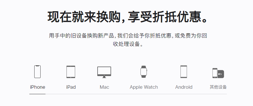 涞源苹果手机维修分享iPhone以旧换新的去处 