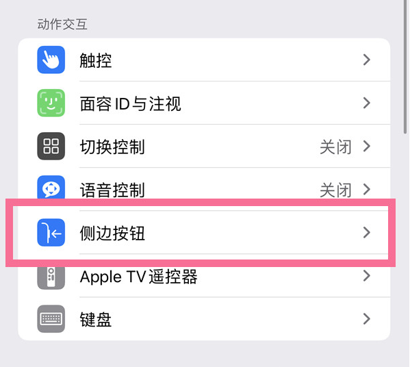 涞源苹果14维修店分享iPhone14 Plus侧键双击下载功能关闭方法 