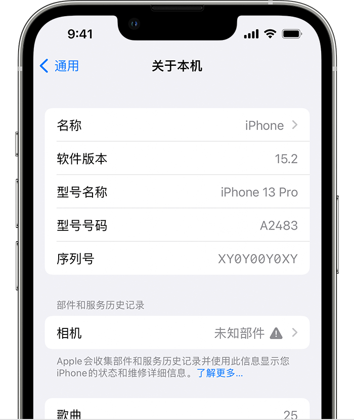 涞源苹果维修分享iPhone 出现提示相机“未知部件”是什么原因？ 